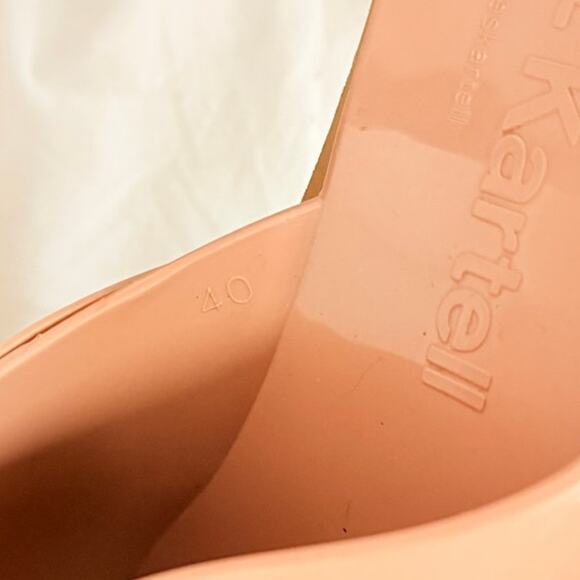 No. 21 X KARTELL Nude Knot Bow Slide Sandals EU‎ 40 Streetwear Summer Vacation - Picture 8 of 8